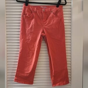 Style&Co - Petite Coral Cropped Pants With Pockets